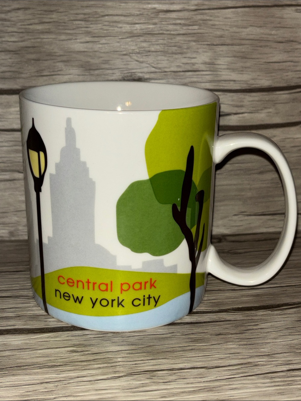 STARBUCKS 2007 Central Park New York City Coffee Tea Mug 18 oz